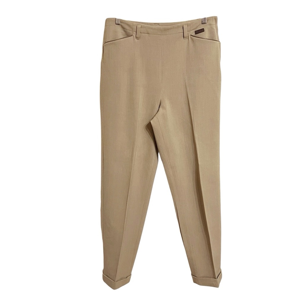 Lauren Ralph Lauren Preppy Classic Wool Blend Pants 12 Tan Old Money Heritage